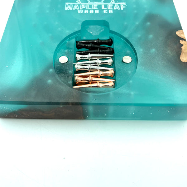 RED GUM BURL + bora bora cribbage board