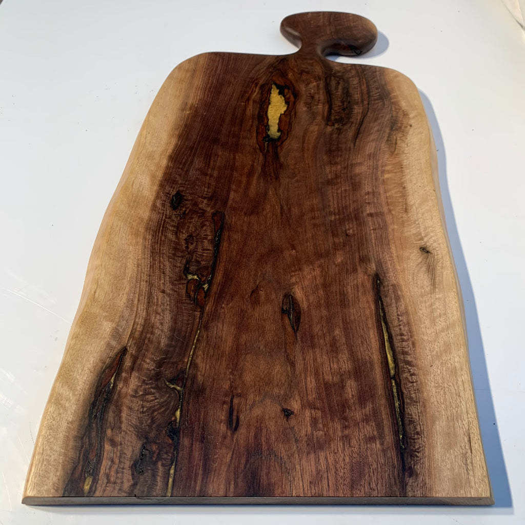 Personalized Charcuterie Board, Walnut Serving Board, Meat and Cheese Board,  Live Edge, Grazing Table Board, Ottoman Tray, Christmas Gift 